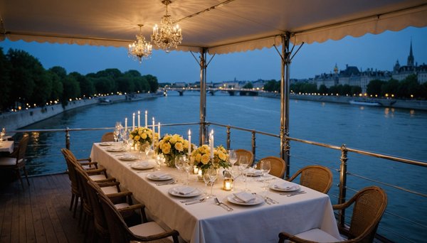 Comment organiser un dîner gastronomique sur la seine ?